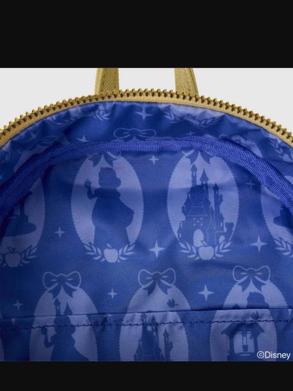 Loungefly Snow White Inspired Kids Backpack - Blue & Yellow - Picture 2 of 10
